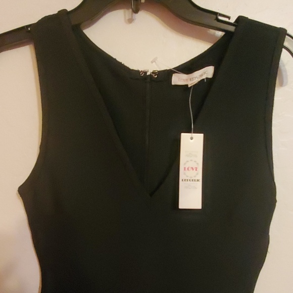 New with Tags - Great Material Black Dress - Picture 2 of 3